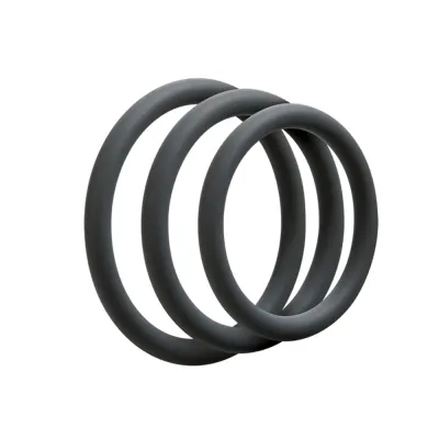 Doc Johnson Optimale 3 C Ring Set Thin Slate