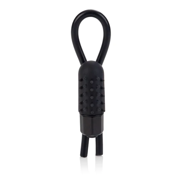 10-Function Vibrating Silicone Stud Lasso - Black — image 17 of 18