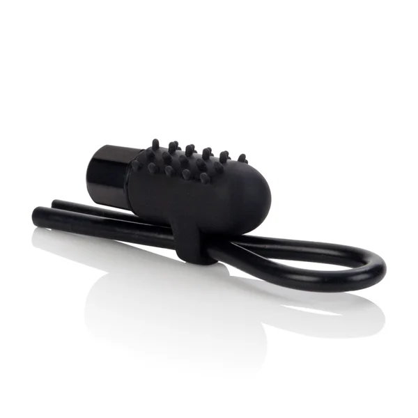 10-Function Vibrating Silicone Stud Lasso - Black — image 15 of 18