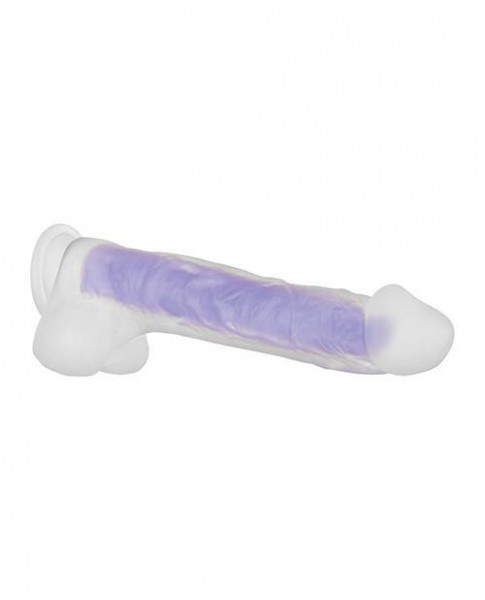 Evolved Luminous Stud Large Glow in the Dark Dildo, Dual-Density Silicone