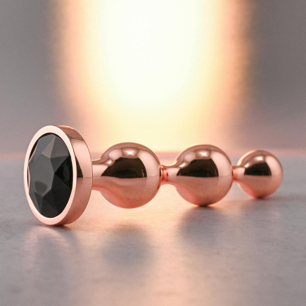 Gold Digger Metal Anal Beads - 1 Plug