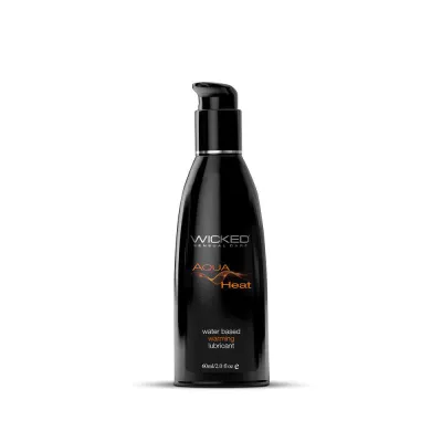 Wicked Aqua Heat Water Based Warming Lubricant 2oz