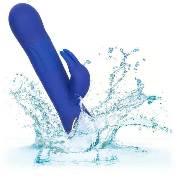 Jack Rabbit Signature Silicone Rotating Beaded Rabbit Dual Stimulation Vibrator by CalExotics