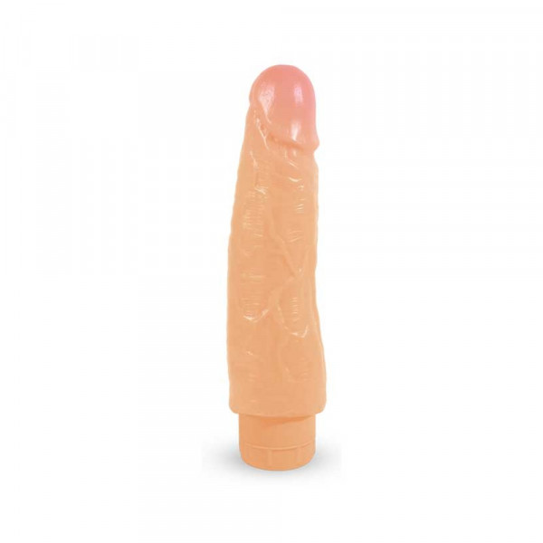 Vibocock #14 Vibrating Dildo - Beige - Bulk