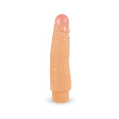 Vibocock 14 Vibrating Dildo Beige Bulk
