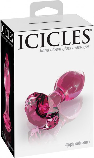 2.9" Diamond Glass Butt Plug