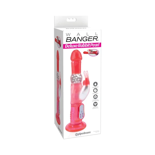 Rabbit Pearl Waterproof Deluxe Rotating Wall Bangers Pink — image 10 of 17