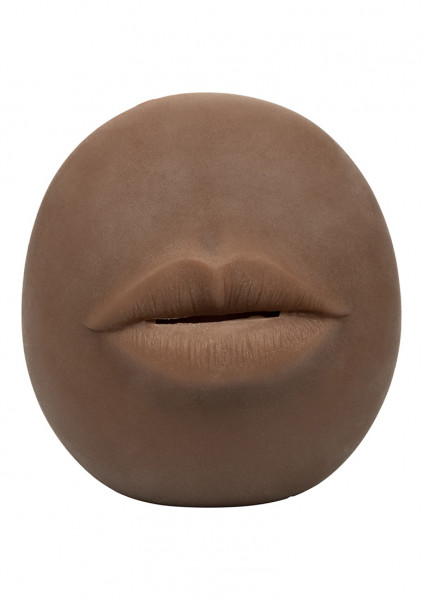 Stroke It™ Mouth - Brown - Male Wanking Toys