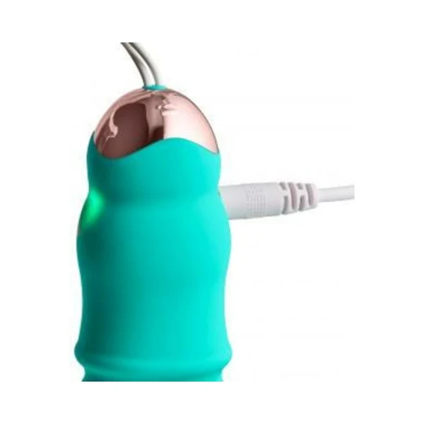 Personal Massagers:  Cloud 9 Health & Wellness Wireless Remote Control Egg W/ Stroking Motion Teal