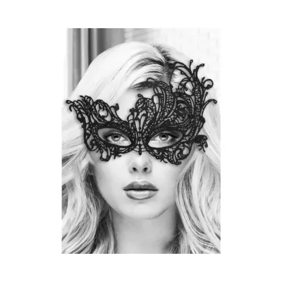 Ouch Black White Lace Eye Mask Royal Black