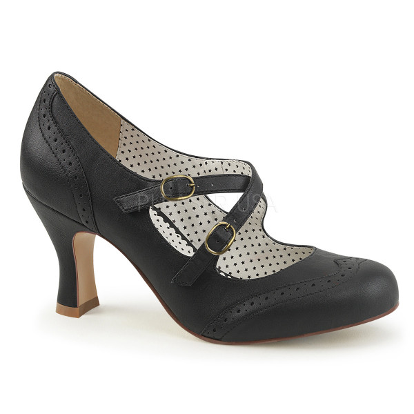 3 inches Kitten Heel Round Toe Criss-Cross Mary Jane Pump — image 5 of 8