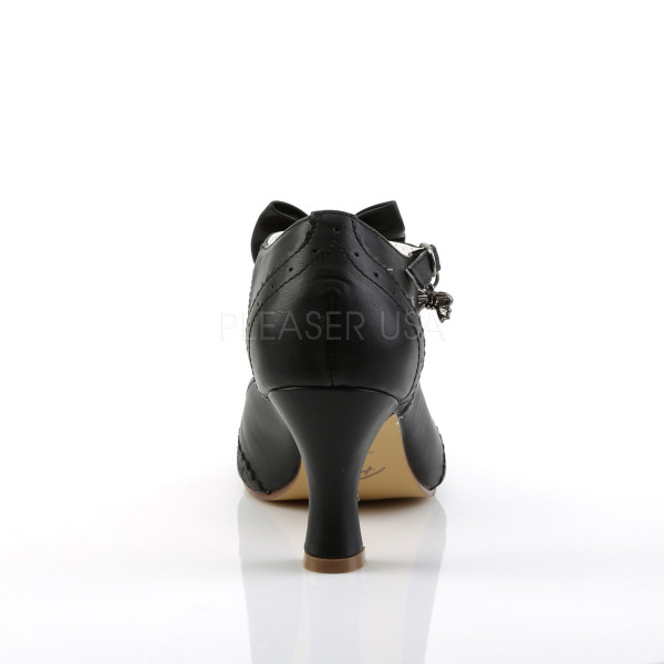 3 inches Kitten Heel Round Toe T-Strap Pump W/ Bow — image 4 of 4