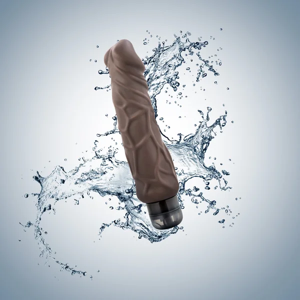 X5 Hard on Vibrating 9 Inch Dildo - Brown — image 16 of 16