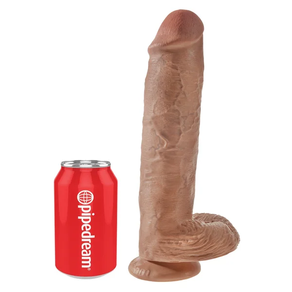 King Cock  11" Cock With Balls - Tan — image 12 of 12