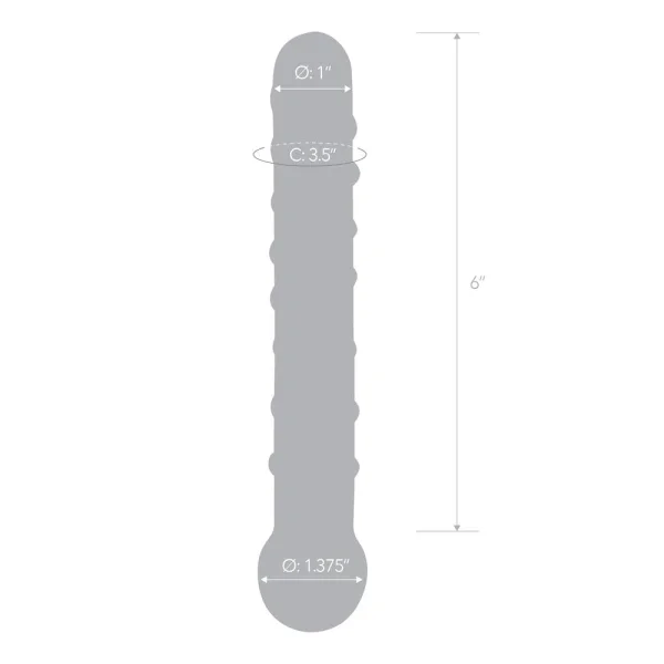 Glas Callisto Clear Glass Dildo
