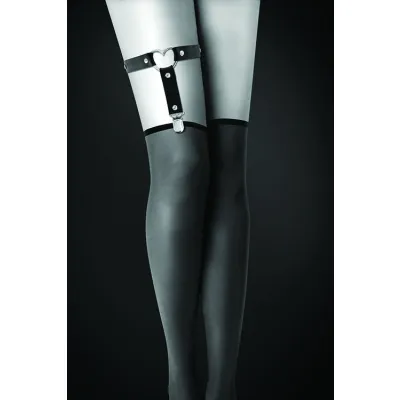 Bijoux Pour Toi Heart Garter Black