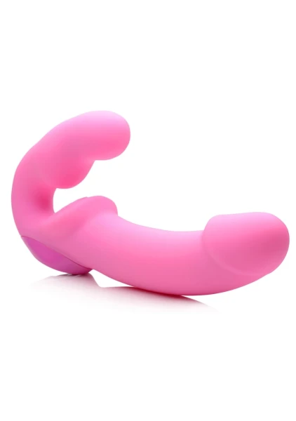 Urge Remote Controlled Vibrating Silicone Strapless Strap-On