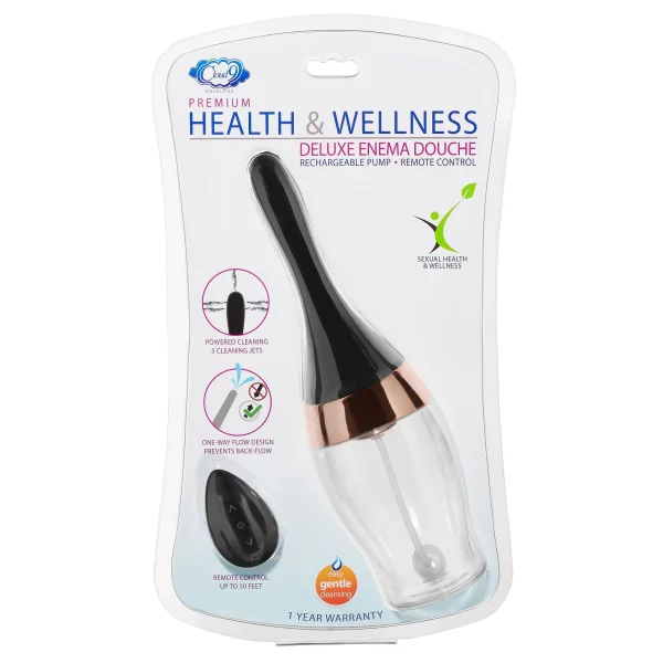 Health and Wellness Rechargeable Enema - Douche With Built-in Cleansing Pump
