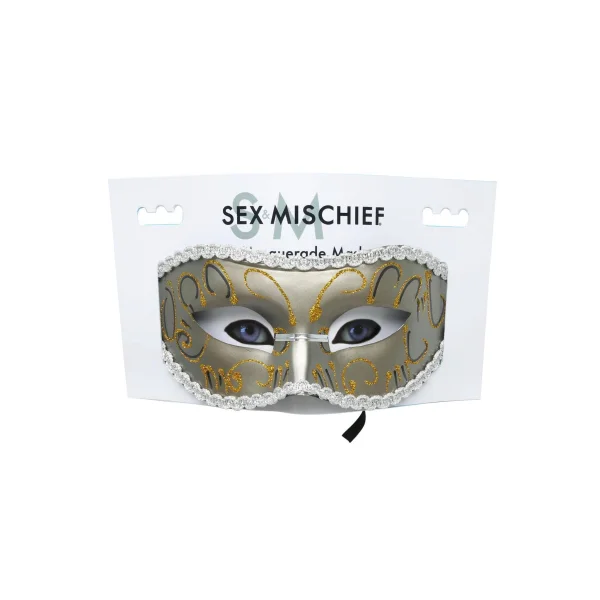Sex and Mischief masquerade mask