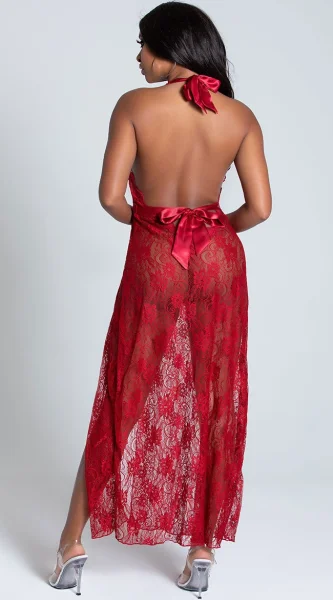 Red Lace Romance Gown — image 6 of 6