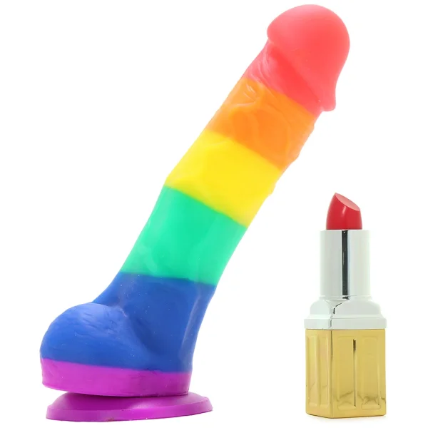 Colours Pleasures 5 Inch Pride Edition Silicone Suction Cup Dildo