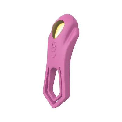 Roadster Vibrating Cock Ring Pink 4 4 Inch