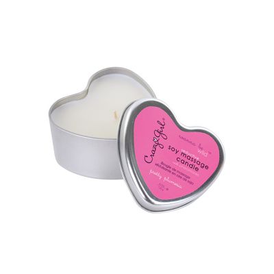 Crazy Girl Wanna Be Wild Soy Massage Candle Plumeria 4 70 Oz