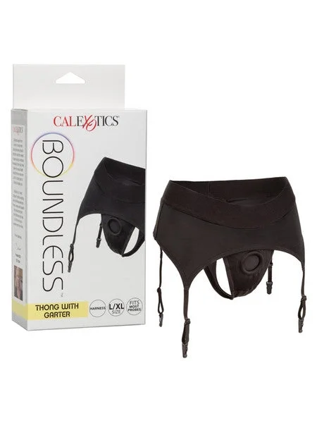 Boundless Thong With Garter L/XL