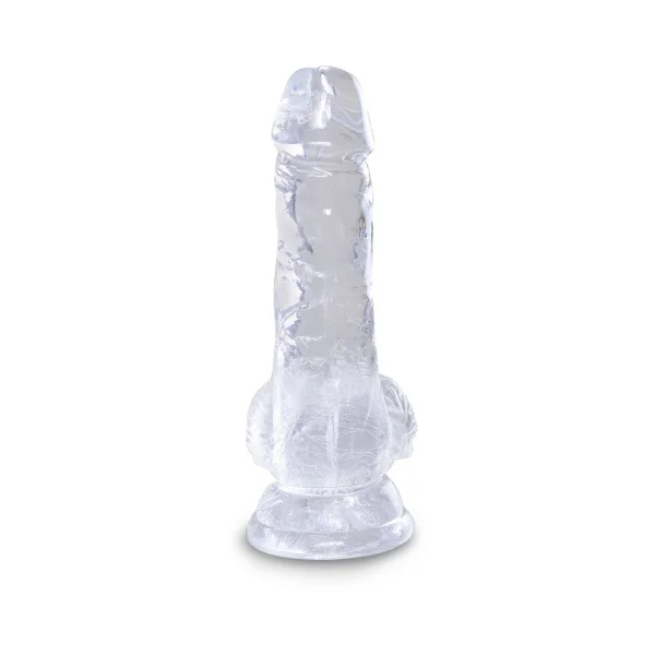 King Cock Clear 5in Cock With Balls — image 8 of 9