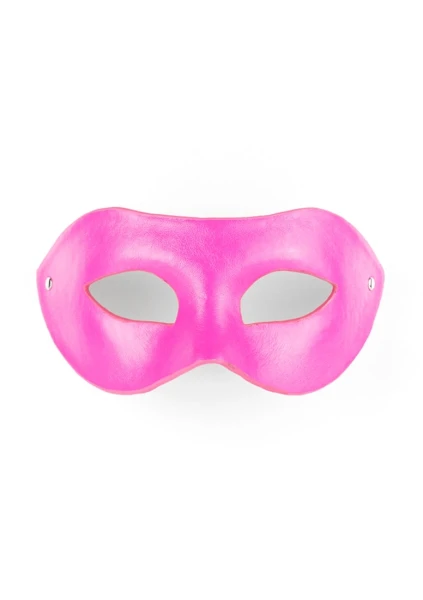 Eye Mask Pvc Imitation Leather - Pink -
