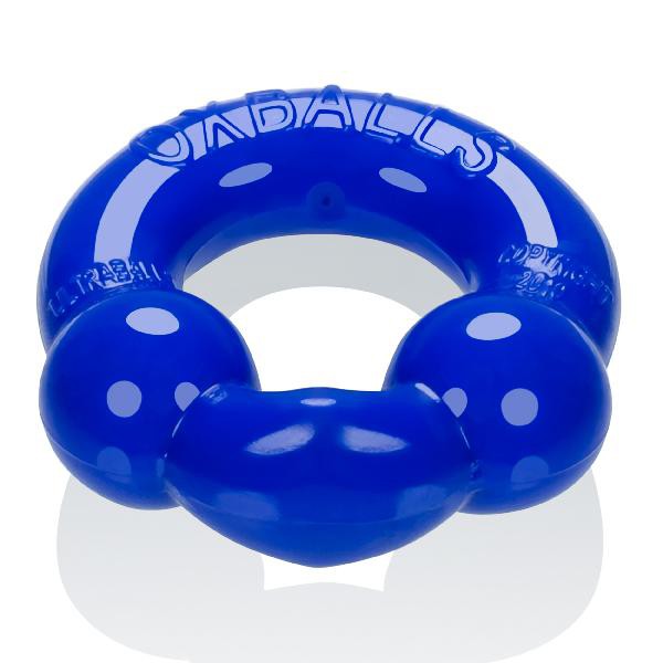 Ultraballs 2 Pack Cockring Black And Police Blue — image 6 of 7