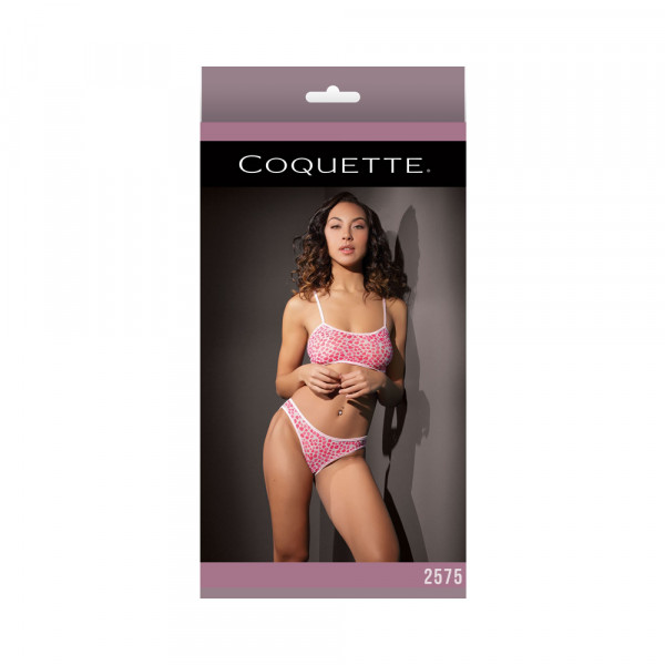 Bra Set Pink/white Os