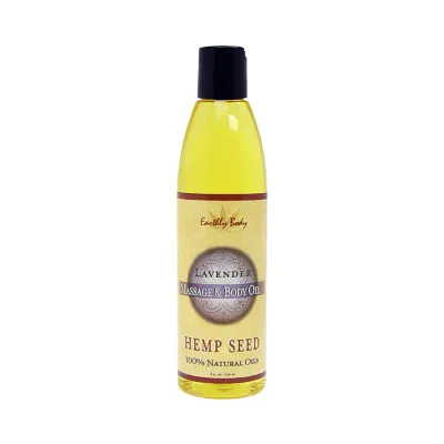 Earthly Body Massage Oil Lavender 8oz