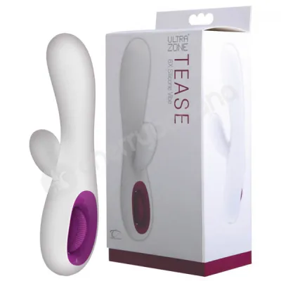 Ultrazone Tease White Rechargeable Vibrator