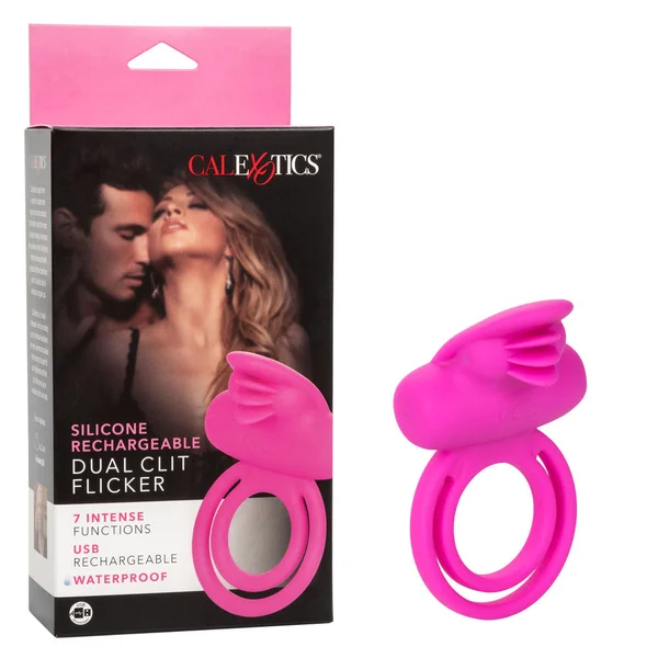 Silicone Rechargeable Dual Clit Flicker Enhancer — image 12 of 12