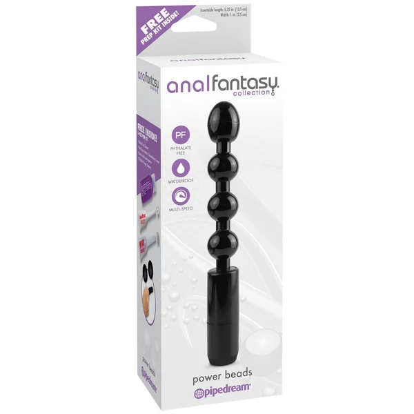 Anal Fantasy Collection Power Beads - Black — image 6 of 7