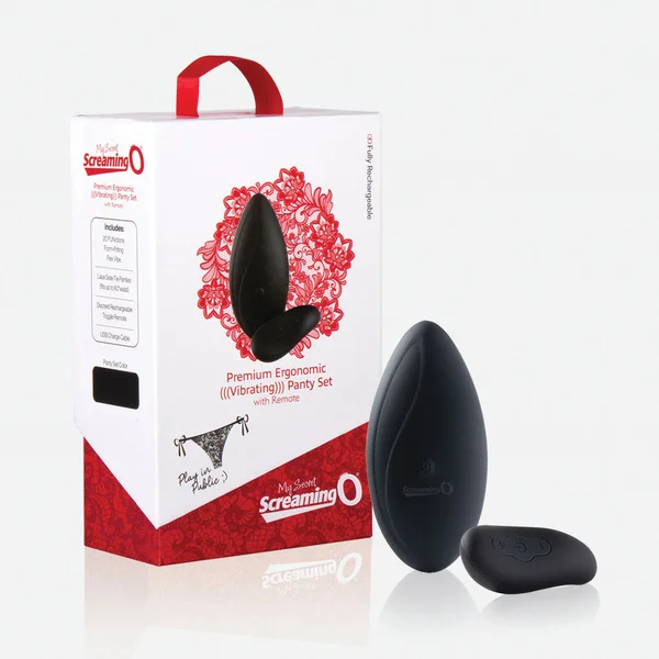 Premium Ergonomic Remote Panty Set - Black - Each — image 23 of 24