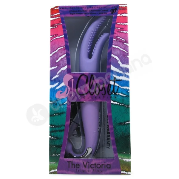 The Victoria Triple Play Purple Vibrator