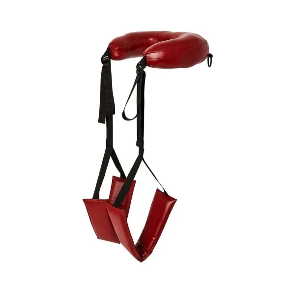 Sportsheets Saffron Thigh Sling Black Red Sex Position Strap — image 8 of 9