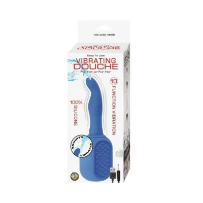Nasstoys Vibrating Douche Silicone Blue