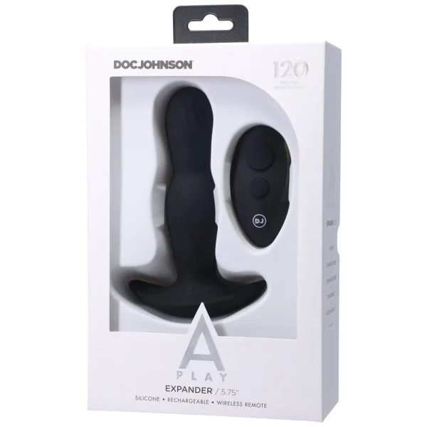 A-play Expander Rechargeable Silicone Anal Plug With Remote