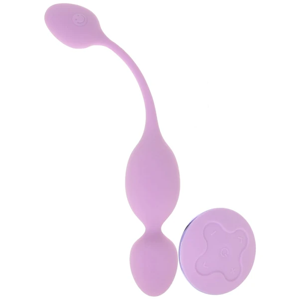 Wellness Raine Rechargeable Waterproof Silicone Vibrating Kegel Ball With Remote By Blush