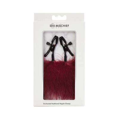 S m Enchanted Feather Nipple Clamps