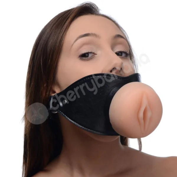 Master Series Pussy Face Oral Sex Adjustable Fuckable Mouth Gag