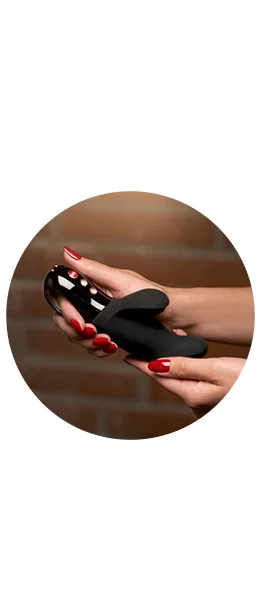 Fun Factory Black Line Miss Bi Rabbit Vibrator Black
