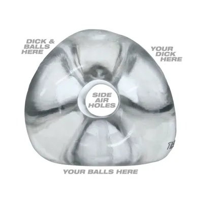 Extreme Bondage Gear Oxballs Tri sport Xl Thicker 3 ring Sling Clear
