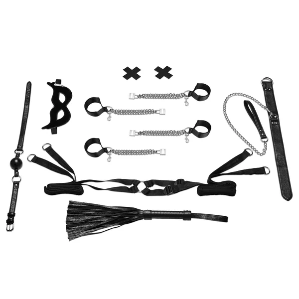 Master-Slave Domination Chain-Me-Up 6pc  Bedspreaders Set — image 7 of 7