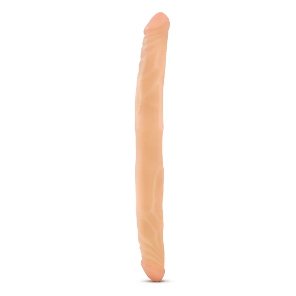 B Yours 14" Double Dildo - Beige — image 7 of 9