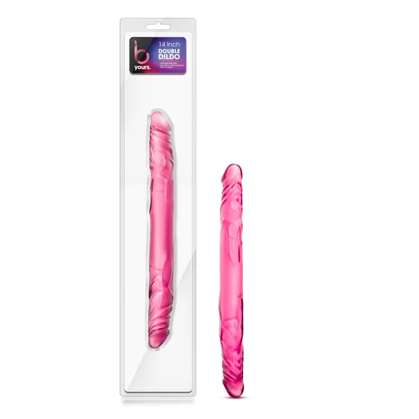B Yours 14" Double Dildo - Pink — image 7 of 10