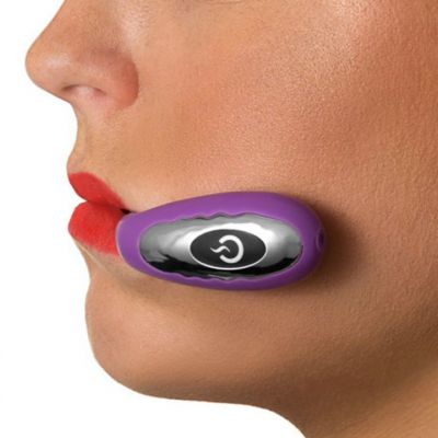 Rechargeable Silicone Mouth Vibrator and Clit Stim